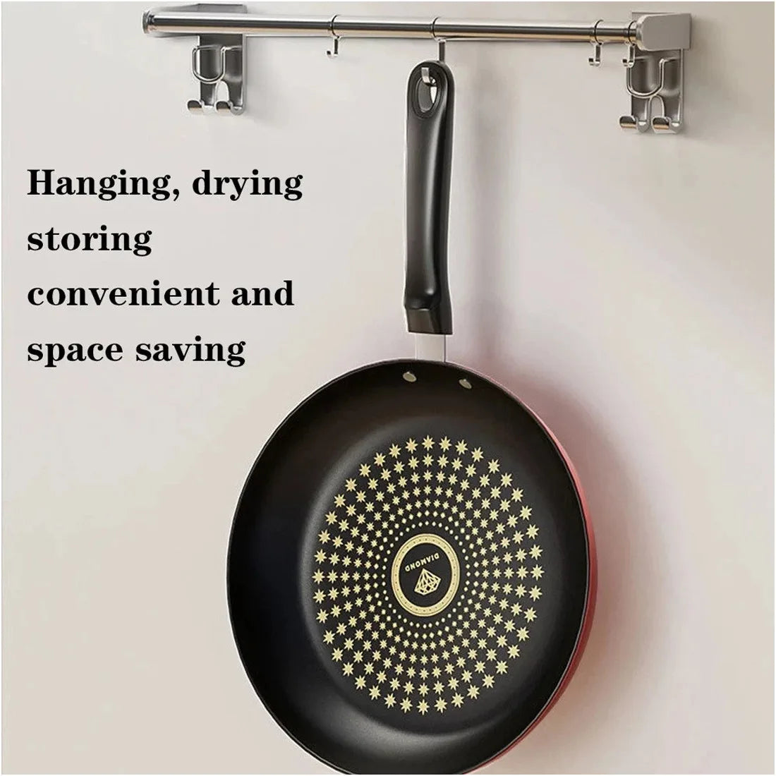 Frying Pan Non Stick 24cm Frying Pan Diamond,Easy to clean, Induction Compatible