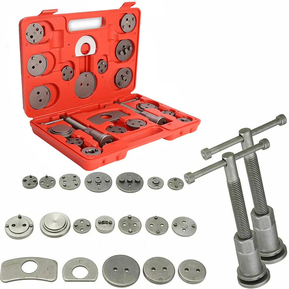 23pc Disc Piston Caliper Brake Rewind Wind Back Tool Kit Set Car Auto Universal