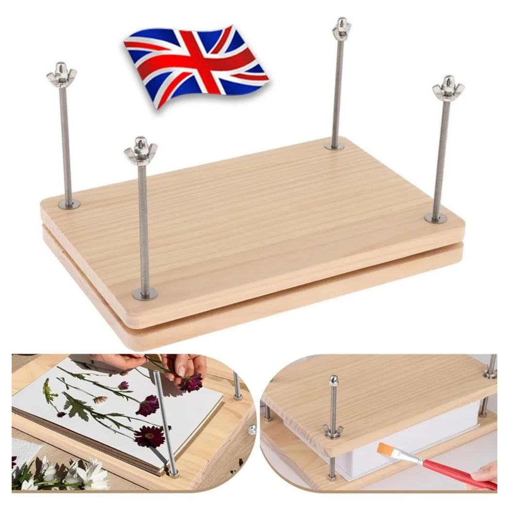 Home Wooden Book Press Multiuse Convenient Portable Sturdy Binding Press