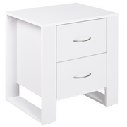 cortex-london-windsor-white-2-drawer-particle-board-bedside-table