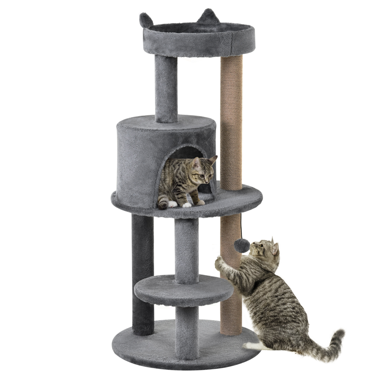 cortex-london-york-104cm-deluxe-cat-activity-tree-grey