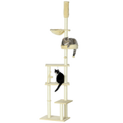 cortex-london-york-six-tier-floor-to-ceiling-cat-tree-beige