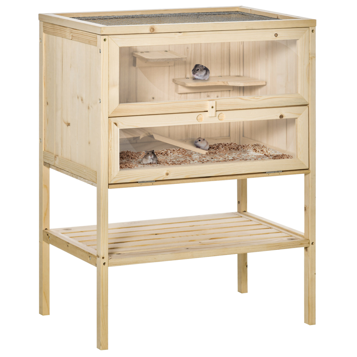 cortex-london-york-hamster-cage-house-three-tier-fir-wood