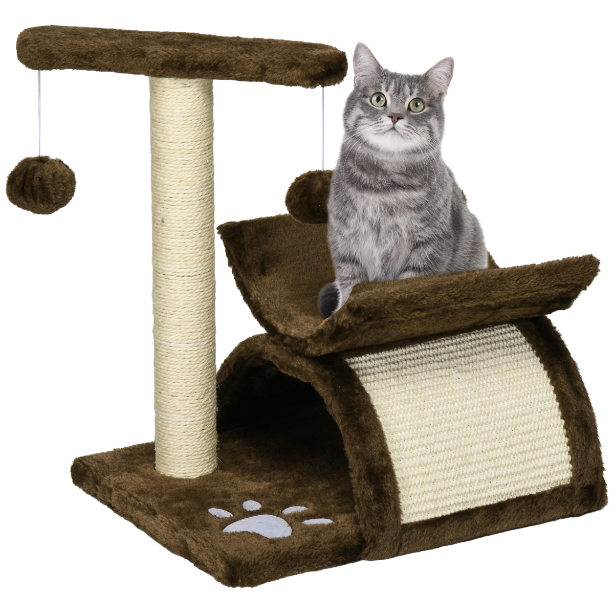 cortex-london-york-plush-cat-tree-scratcher-tunnel-play-centre