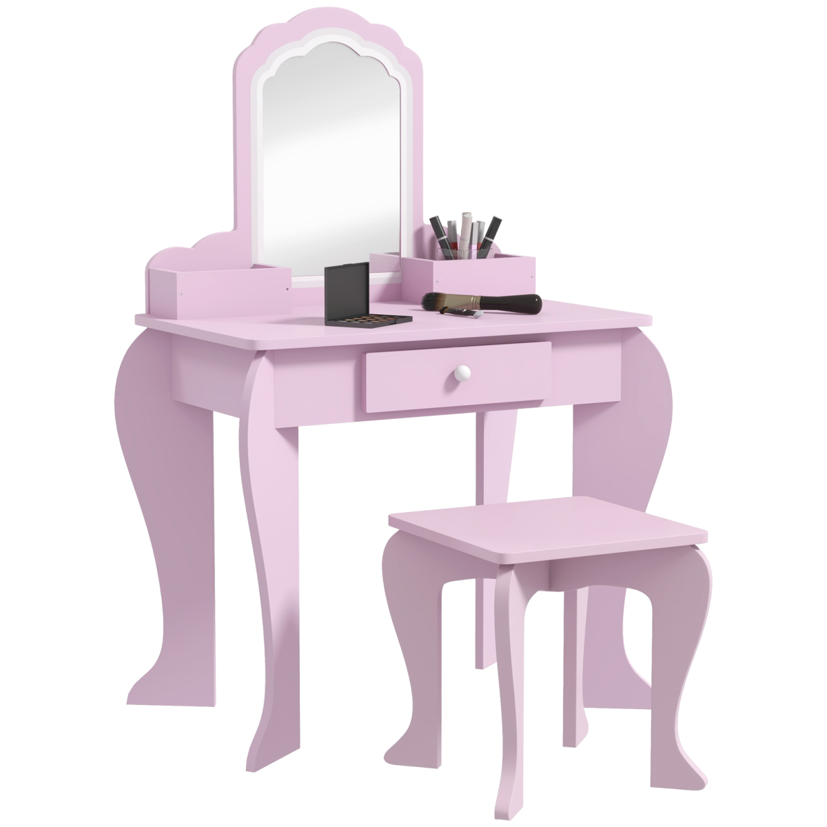 cortex-london-windsor-cloud-kids-dressing-table-pink-mirror-stool-drawer-storage