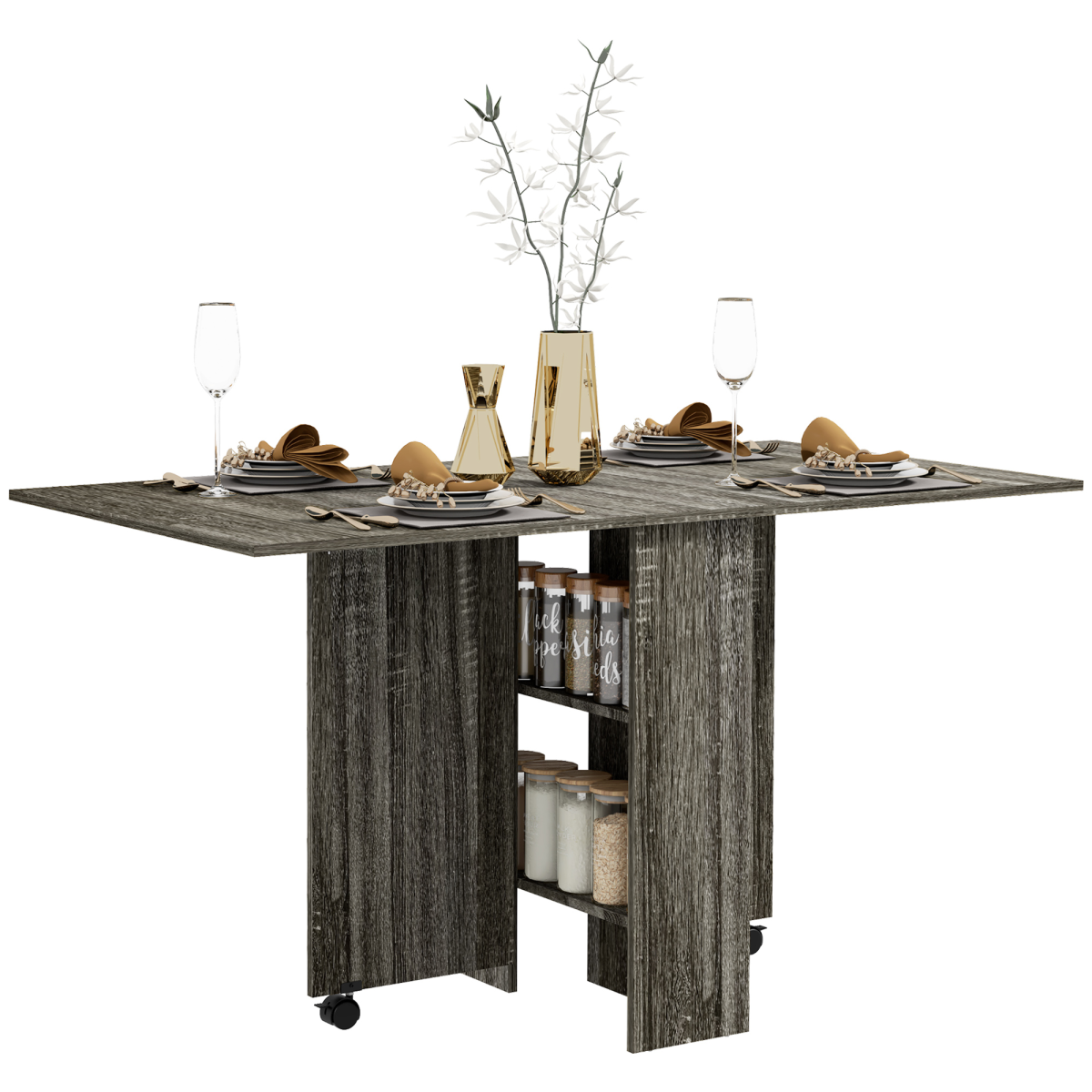 cortex-london-windsor-grey-drop-leaf-dining-table-wheels-storage-shelves