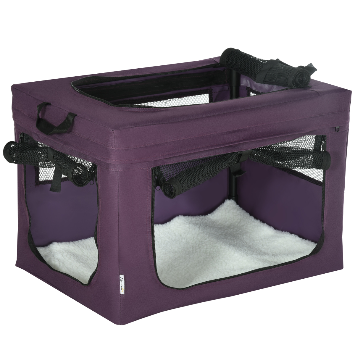 cortex-london-windsor-60cm-foldable-purple-pet-carrier-for-cats-and-miniature-dogs