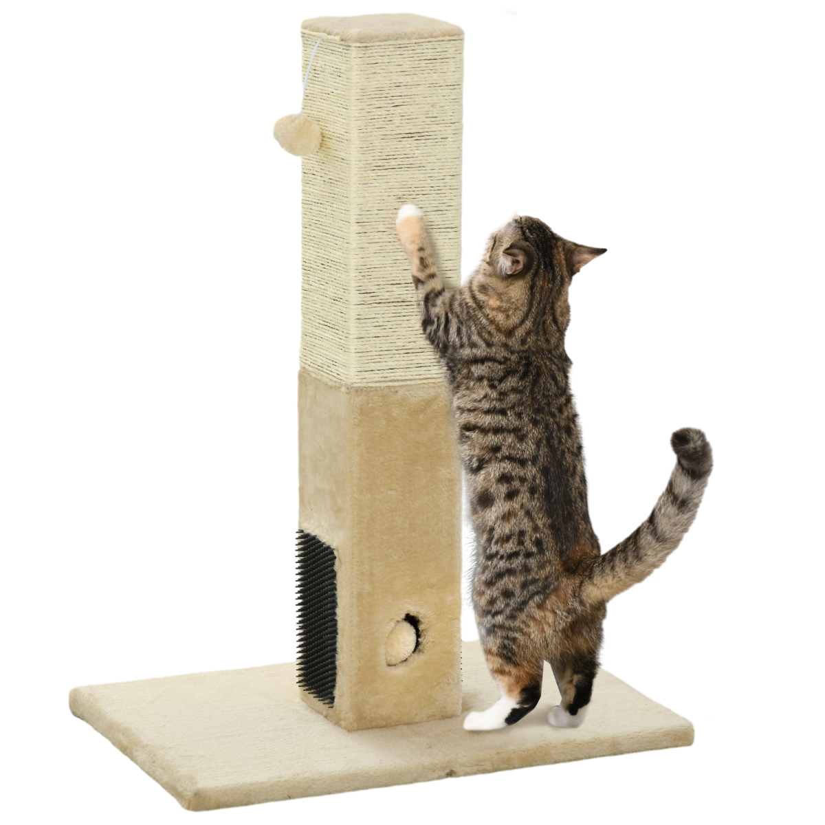 cortex-london-pawhut-cat-scratching-post-scratcher-climber-beige-jute-plush