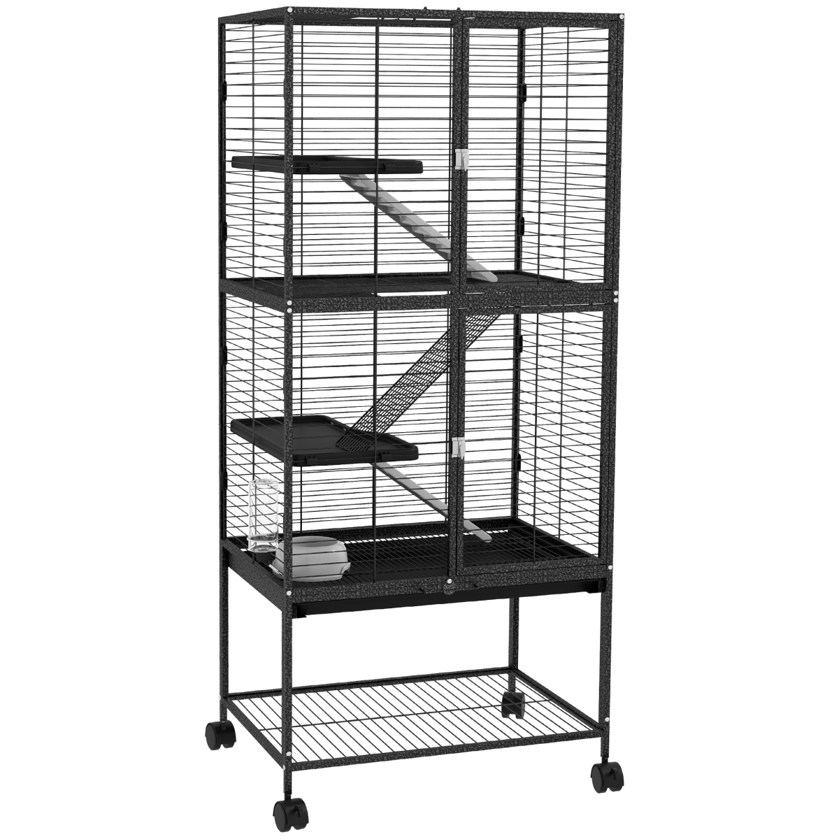 cortex-london-windsor-rolling-ferret-cage-grey-storage-shelf