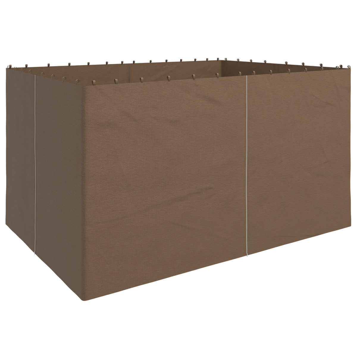 cortex-london-windsor-3x4m-gazebo-replacement-sidewall-set-dark-brown-four-panels-polyester
