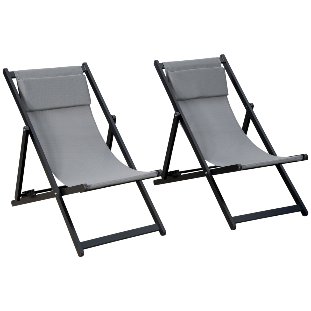 cortex-london-windsor-grey-texteline-reclining-sun-lounger-set-of-two