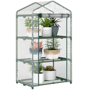 cortex-london-york-three-tier-mini-greenhouse-wire-shelves-clear-69x49x125cm