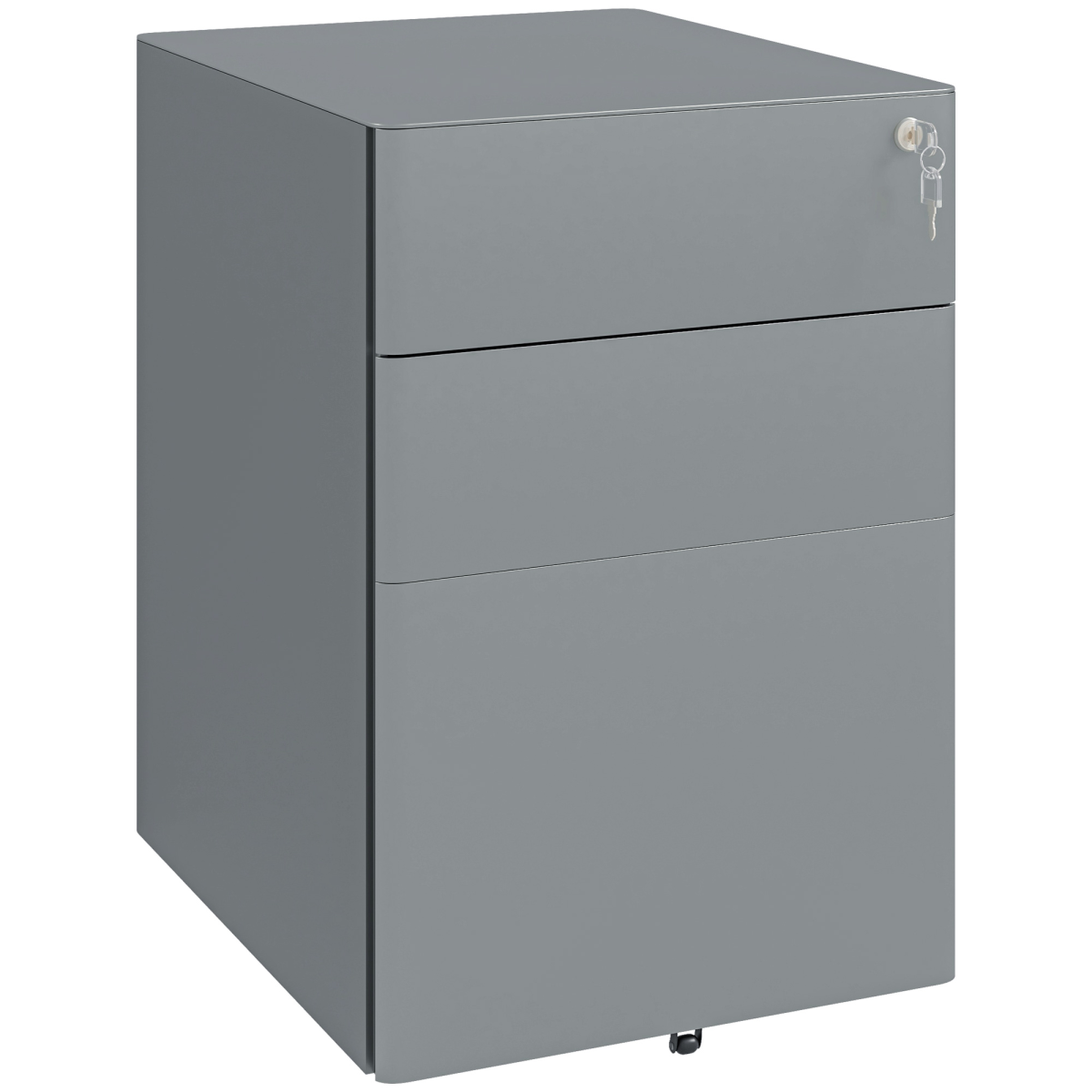 cortex-london-windsor-grey-lockable-steel-filing-cabinet-three-drawer-five-wheels-under-desk