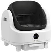 PawHut Self Cleaning Cat Litter Tray Top Opening Design, Automatic Litter Box More Space with Integrated Security Protection