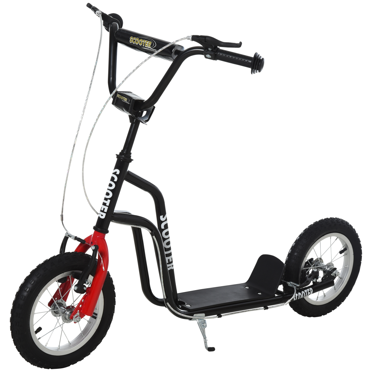 cortex-london-windsor-kids-kick-scooter-adjustable-handlebar-black
