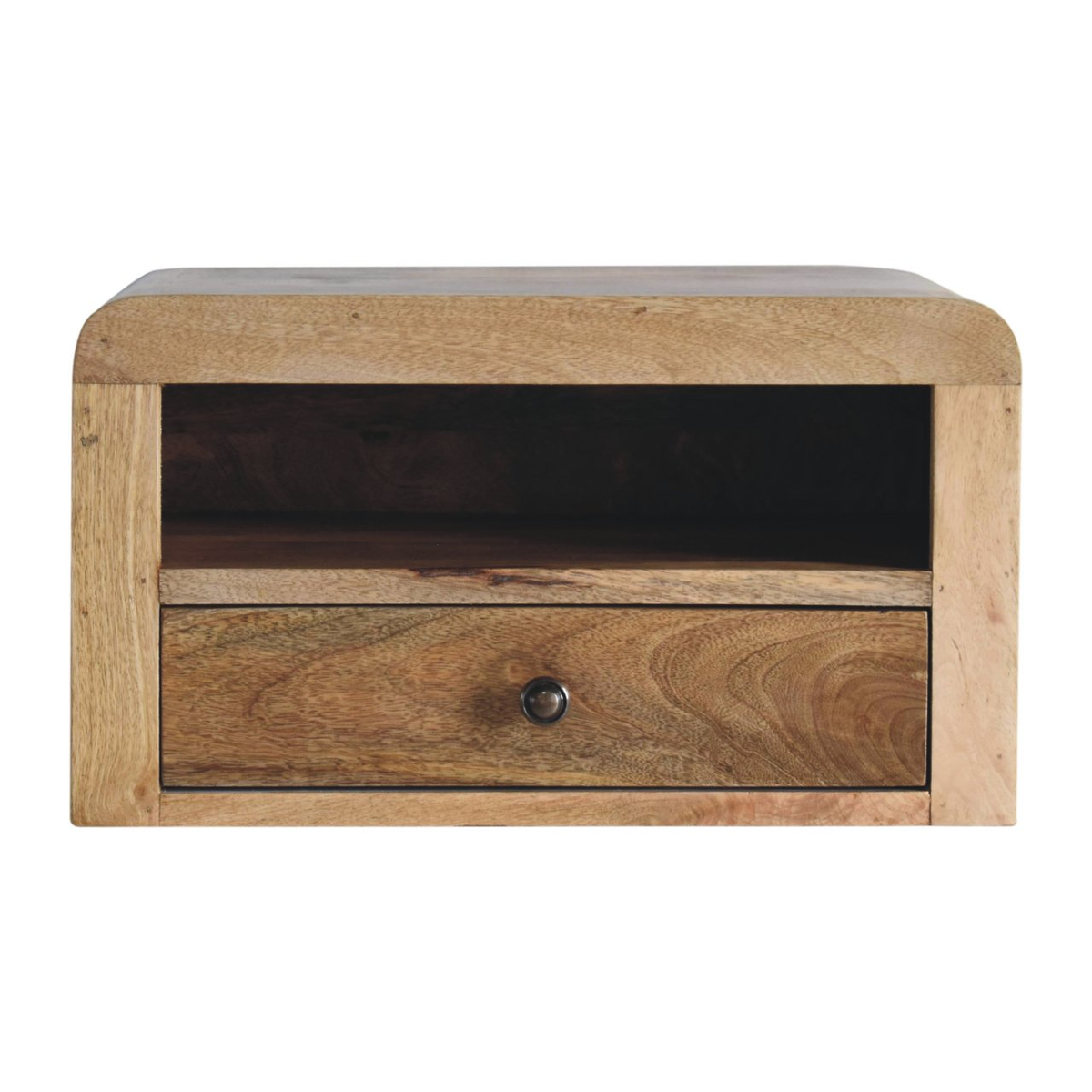 cortex-london-york-floating-bedside-solid-mango-wood-oakish-one-drawer-one-shelf