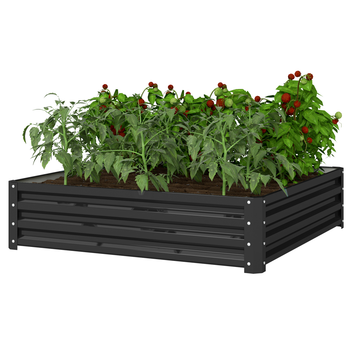 cortex-london-windsor-grey-galvanised-steel-raised-garden-bed-120x120cm