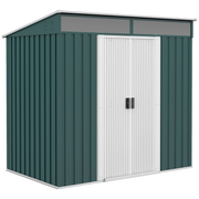 cortex-london-windsor-green-metal-garden-tool-shed-lockable