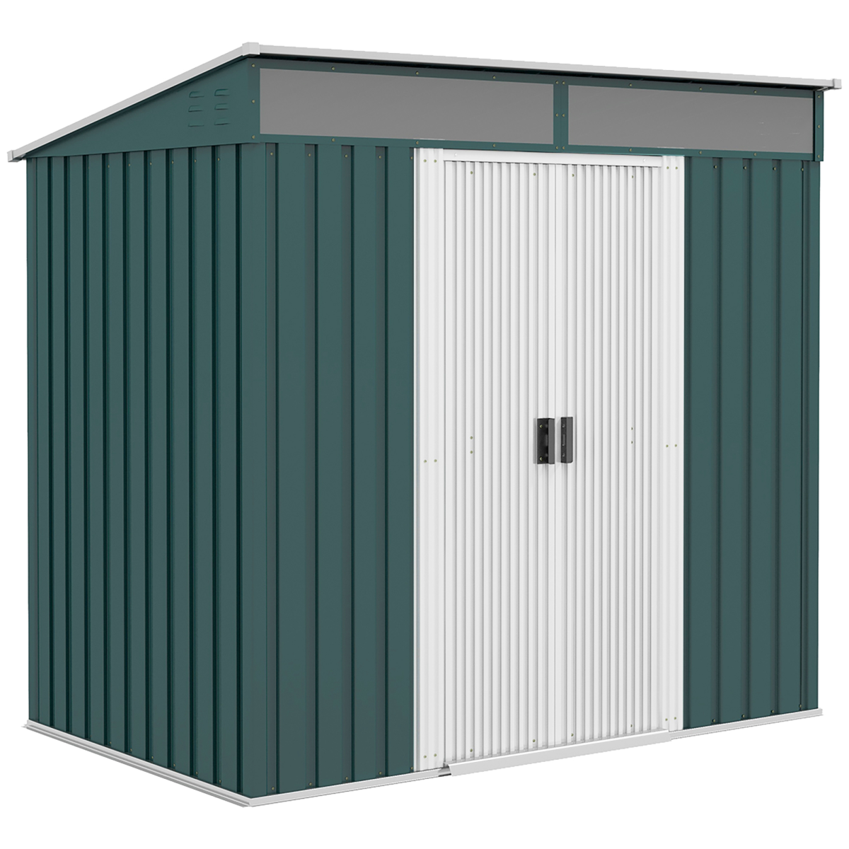 cortex-london-windsor-green-metal-garden-tool-shed-lockable