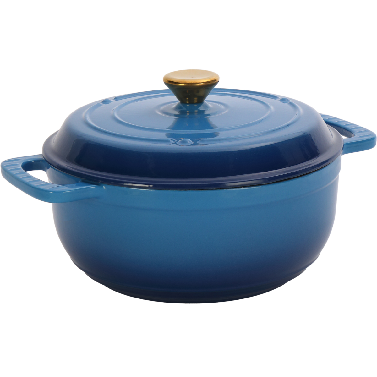 cortex-london-york-gradient-blue-cast-iron-enamel-cooking-pot-6qt