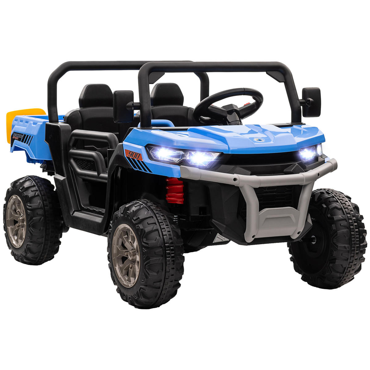 cortex-london-windsor-two-seater-kids-electric-ride-on-car-blue
