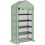 cortex-london-kensington-five-tier-widened-mini-greenhouse-green