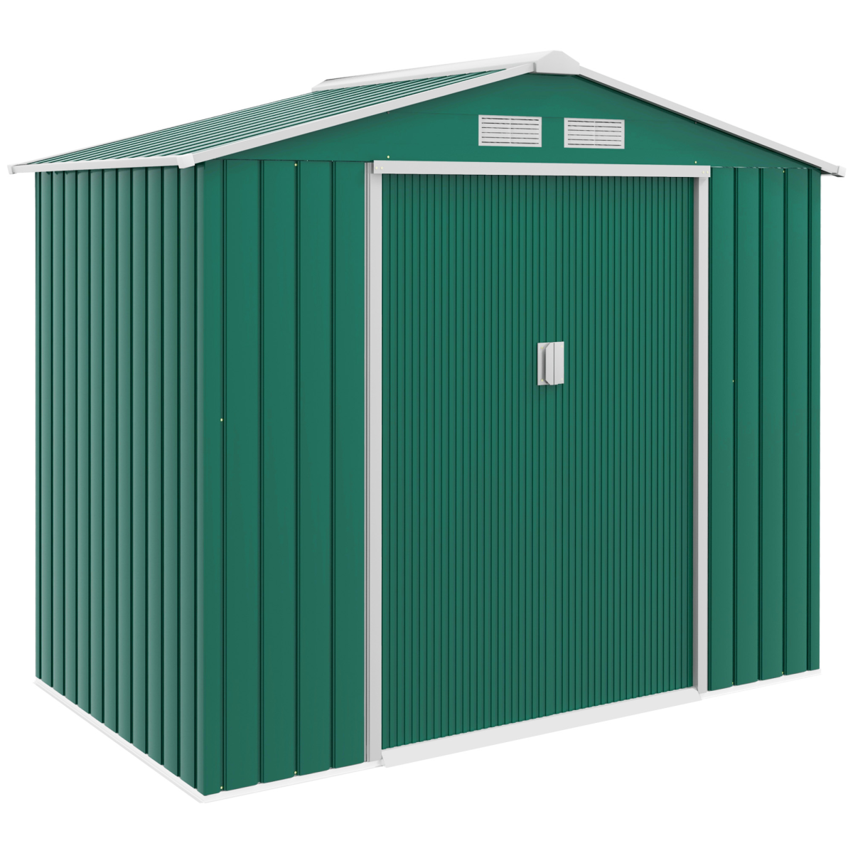 cortex-london-windsor-green-galvanised-steel-garden-storage-shed