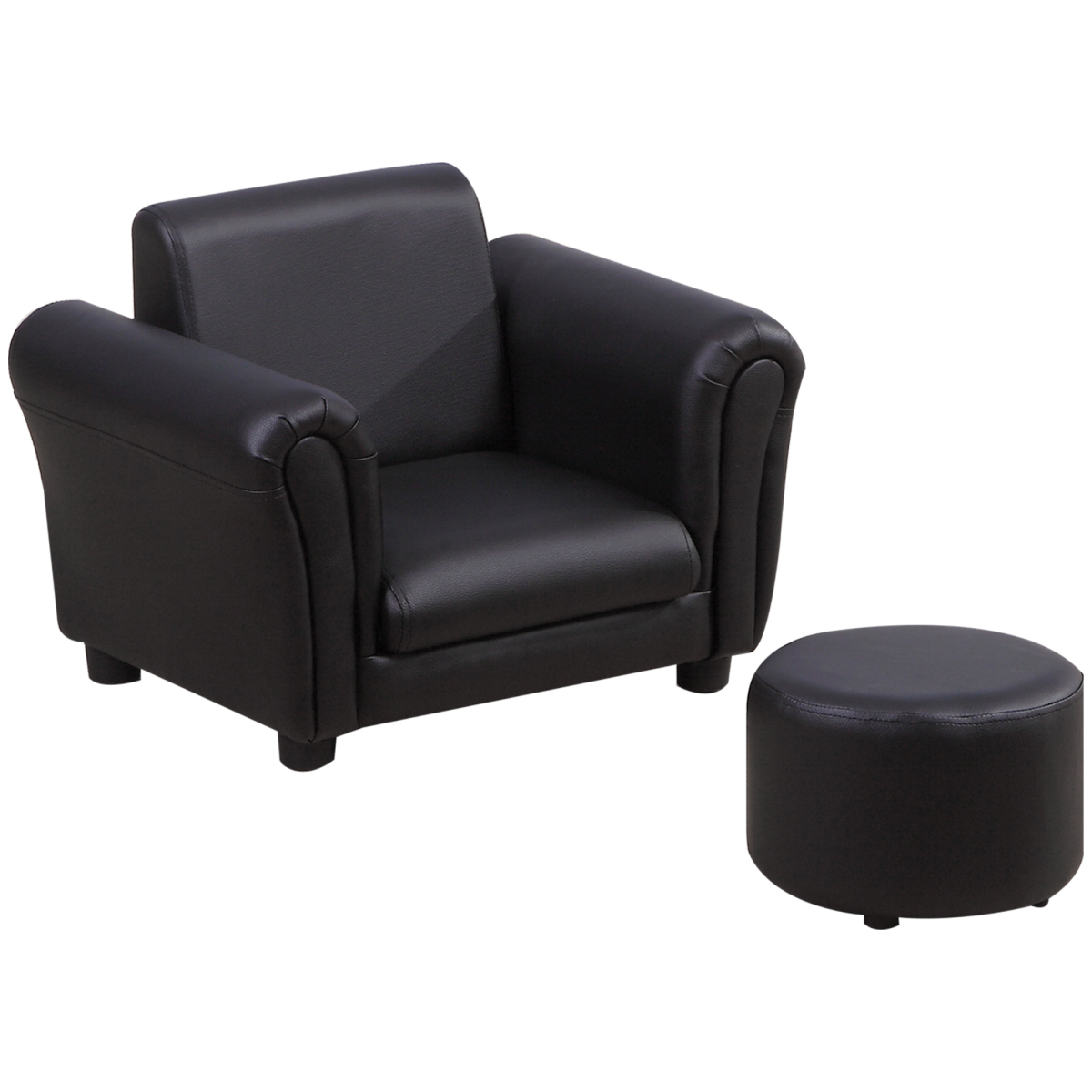 cortex-london-windsor-kids-black-sofa-chair-and-footstool-set