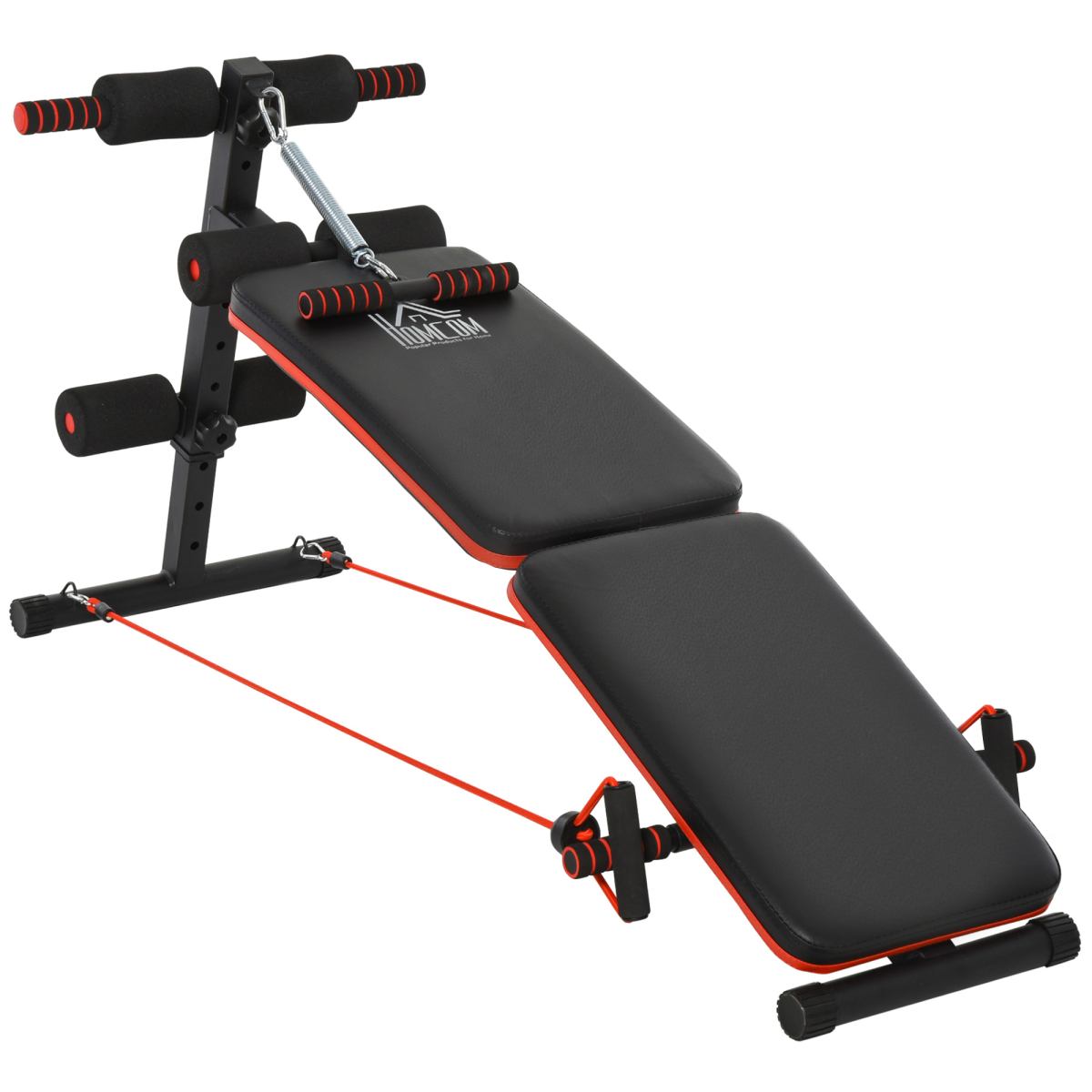 cortex-london-windsor-foldable-sit-up-bench-black-homcom