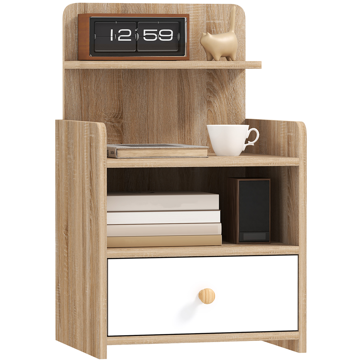 cortex-london-windsor-natural-wood-effect-bedside-table-drawer