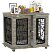 cortex-london-kensington-grey-dog-crate-end-table