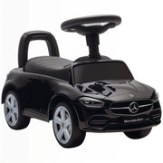 AIYAPLAY Official Mercedes-Benz Ride On Car, Foot to Floor Sliding Walker with Horn, Engine Sounds and Under-Seat Storage, Black