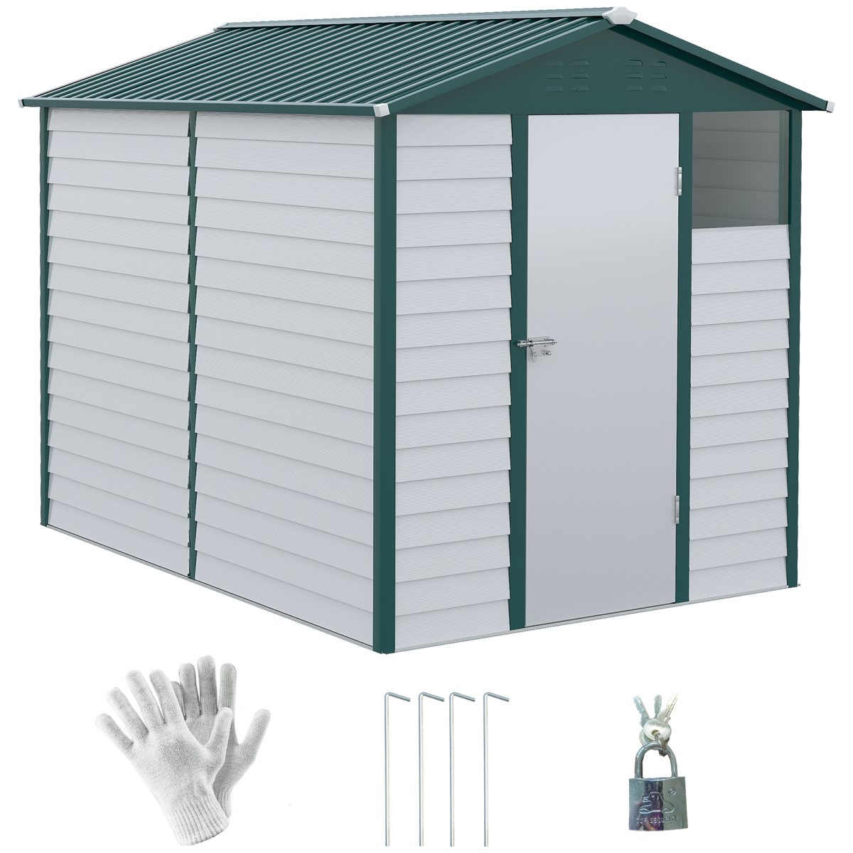 cortex-london-york-galvanised-metal-garden-tool-storage-shed