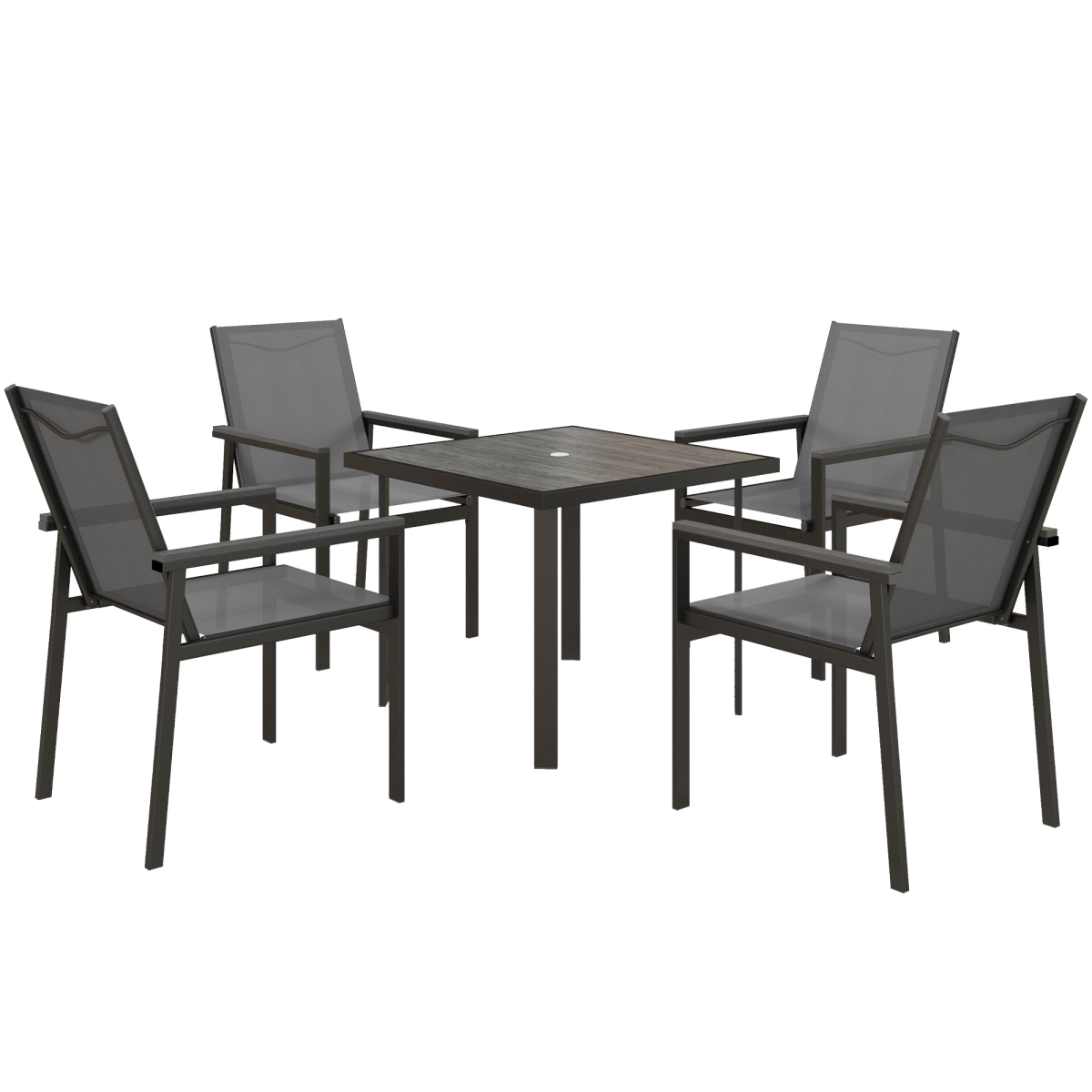 cortex-london-york-grey-5-piece-garden-dining-set-table-4-chairs