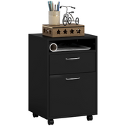 cortex-london-york-60cm-black-storage-cabinet-drawer-shelf-wheels