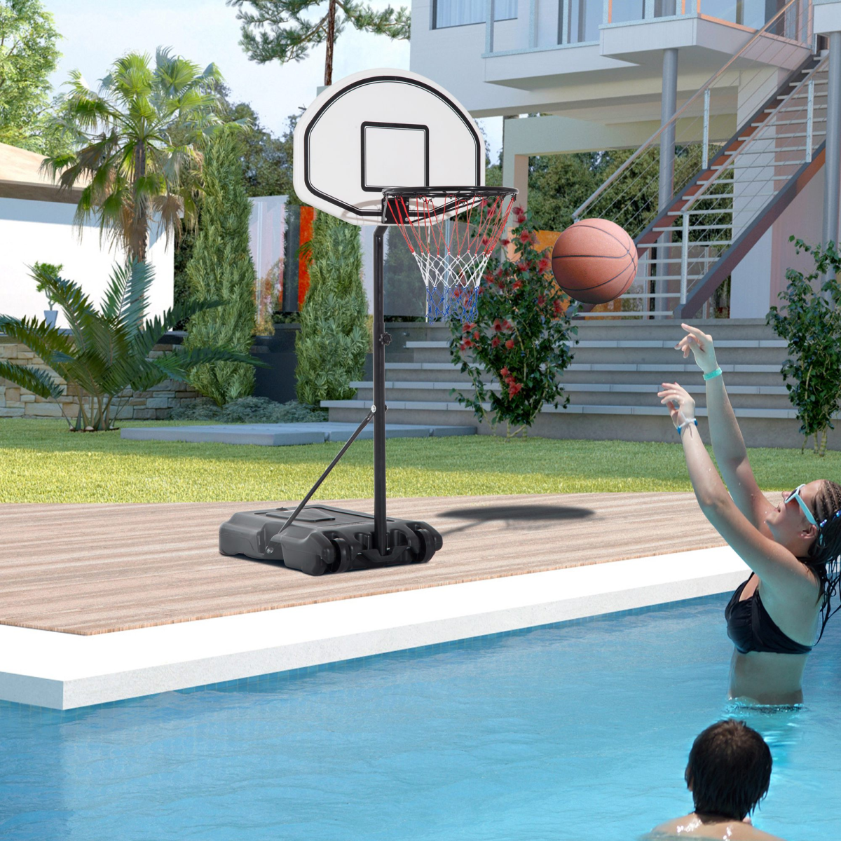 cortex-london-windsor-kids-poolside-basketball-hoop-adjustable-height