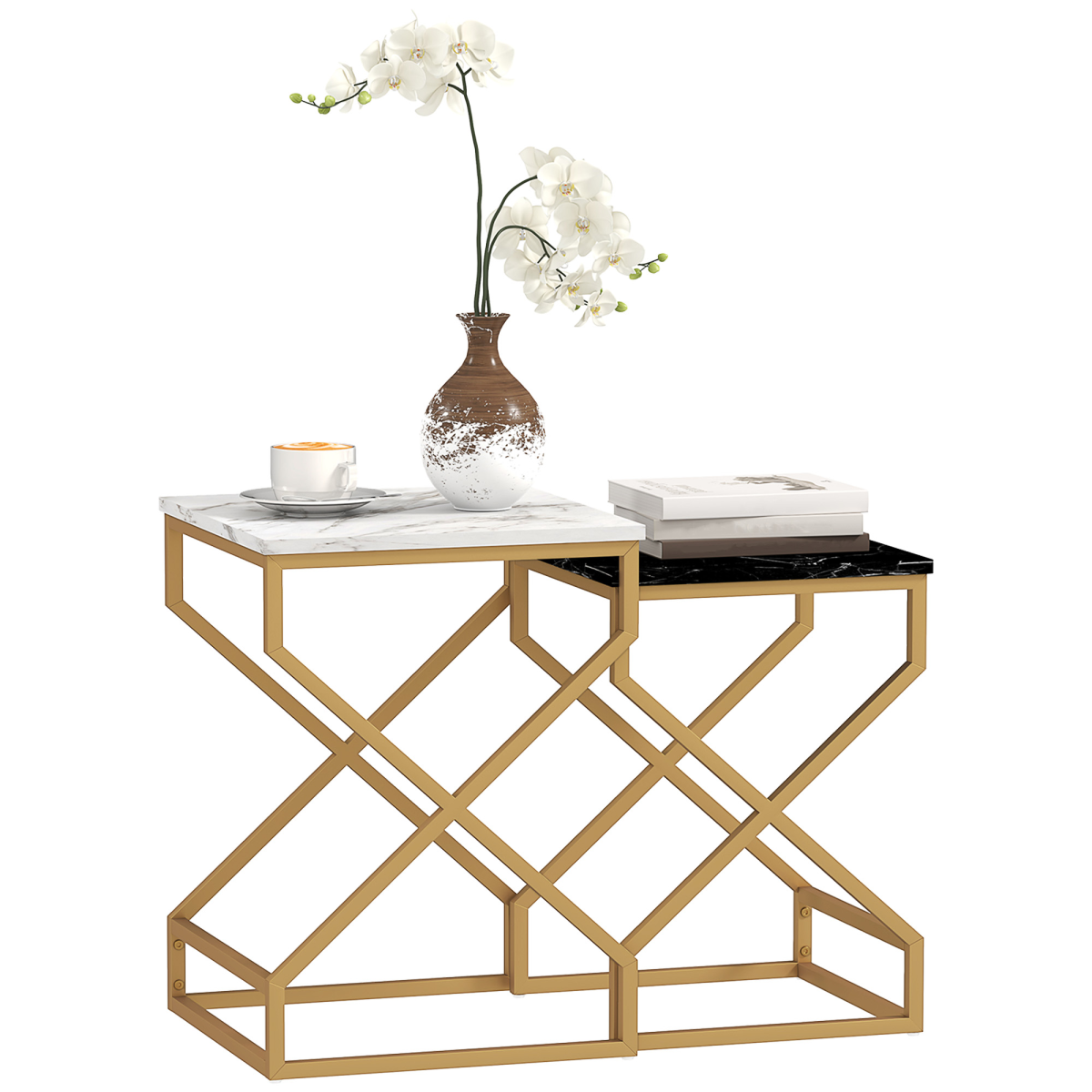 cortex-london-windsor-marble-effect-nesting-tables-black-white-gold-tone