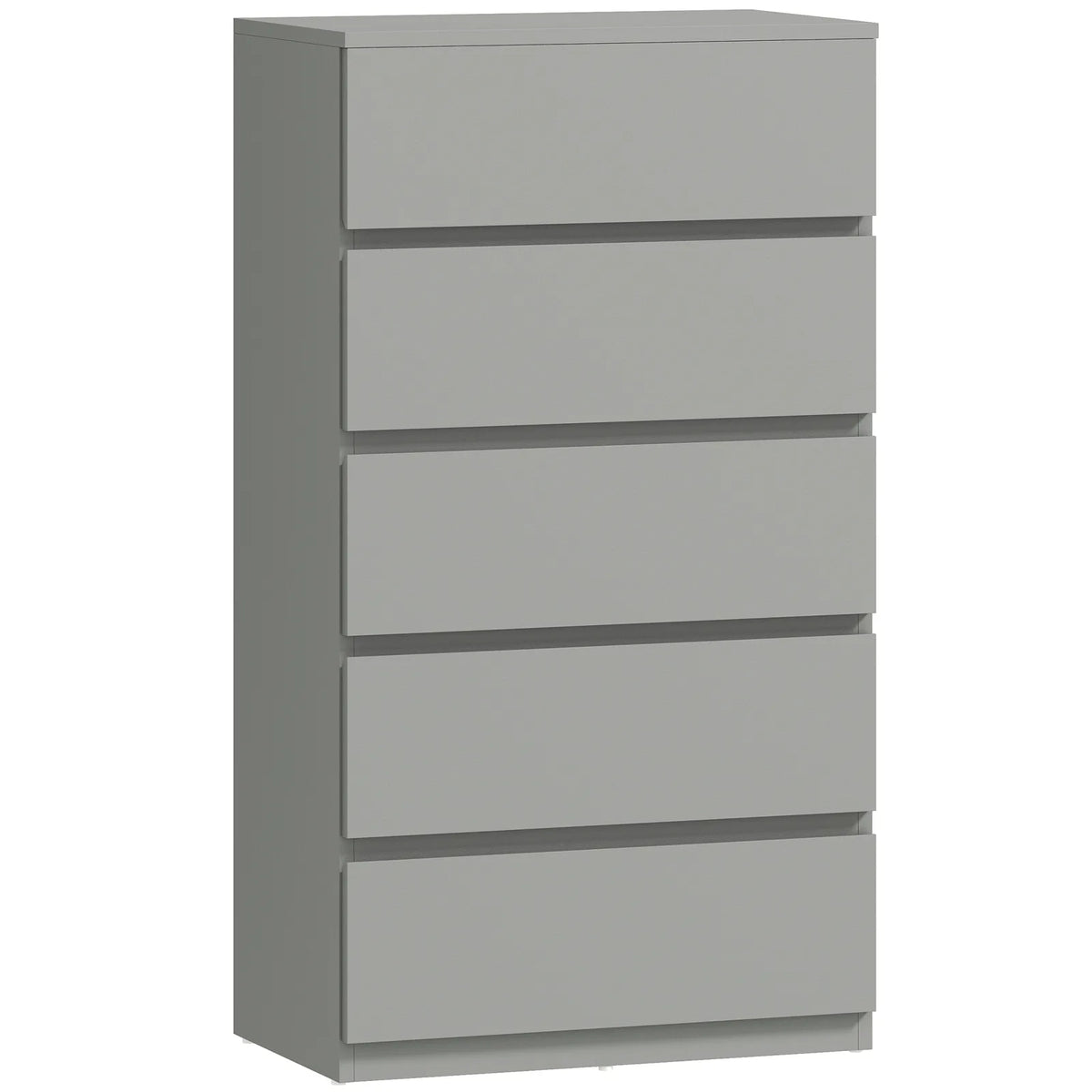 HOMCOM Chest of Drawers, 5-Drawer Storage Cabinets, Modern Dresser, Storage Drawer Unit for Bedroom