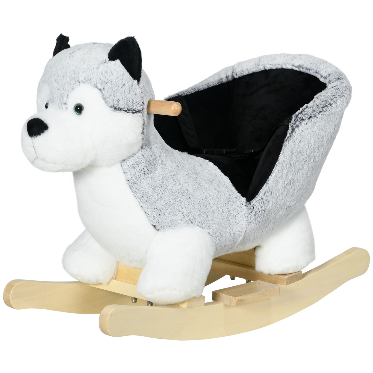 cortex-london-windsor-husky-baby-rocking-horse-grey-black-seatbelt