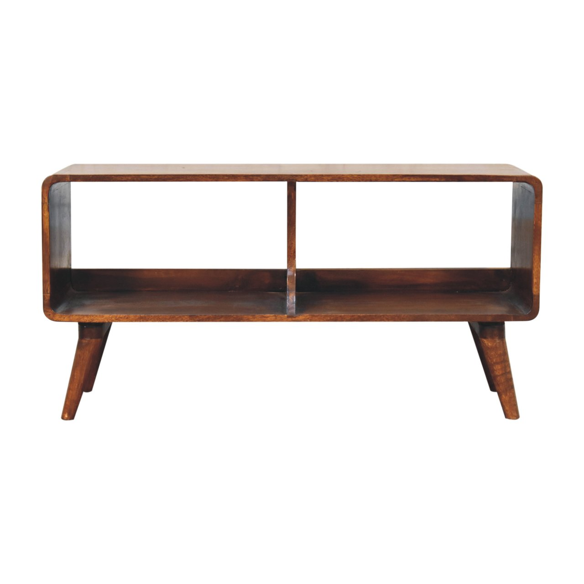 cortex-london-windsor-chestnut-mango-wood-media-unit-two-open-slots-curved-edges-nordic-style-legs