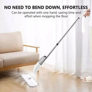 NEW Spray Mop for Floor Cleaning 5 Reusable Microfibre Pads W/Water Bottle Tank UK