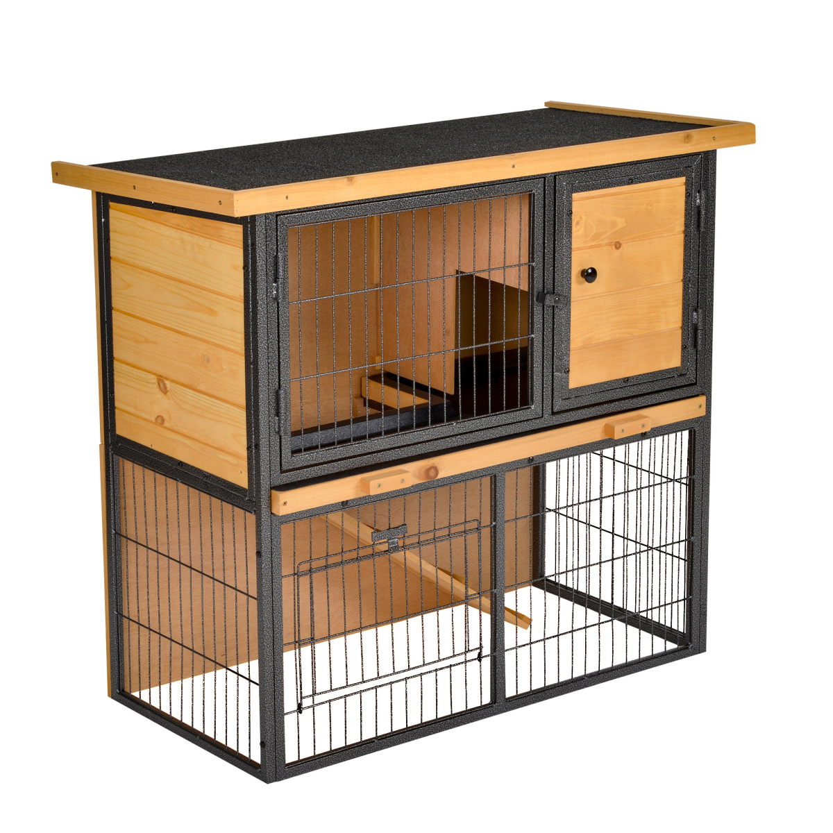 cortex-london-kensington-elevated-rabbit-hutch-outdoor-pet-house-pawhut