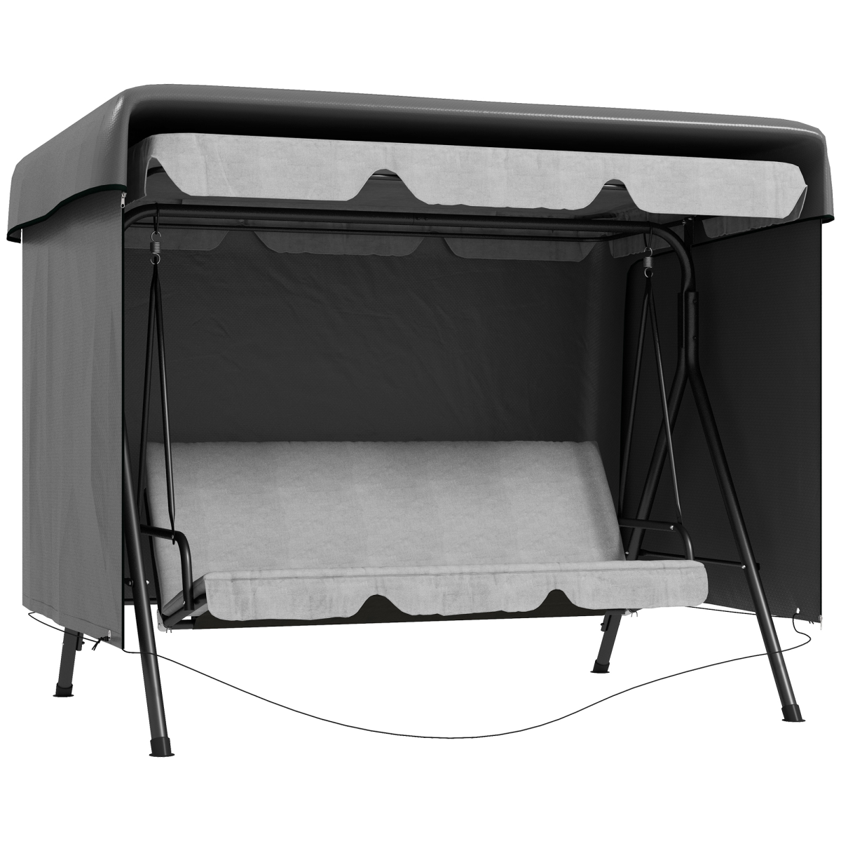 cortex-london-windsor-outsunny-garden-swing-chair-cover-dark-grey
