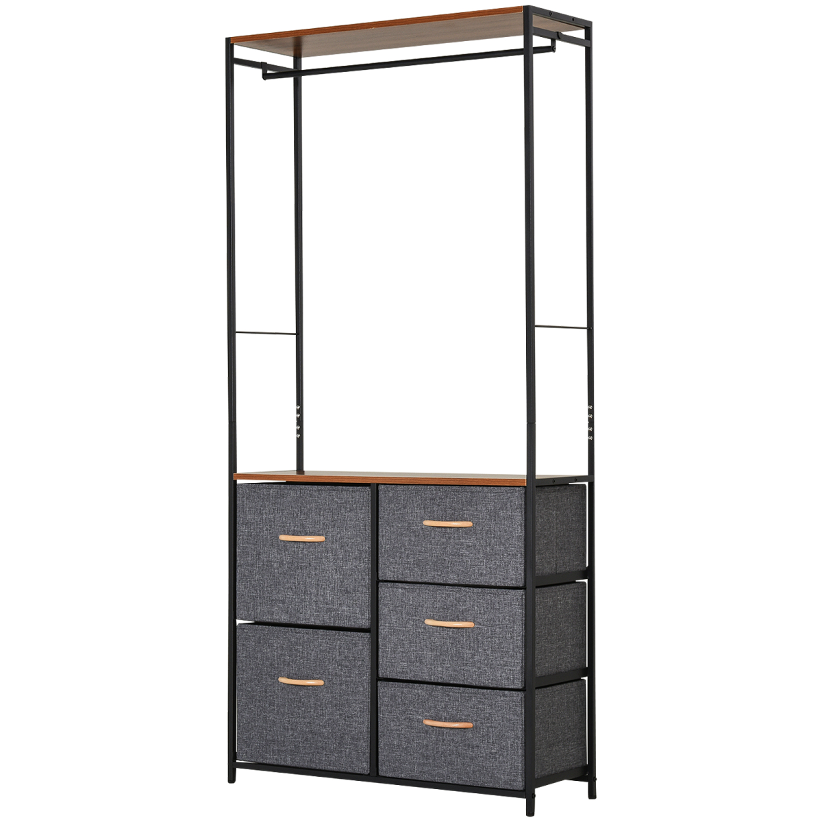 cortex-london-windsor-175x83cm-freestanding-steel-clothes-hanger-storage-unit