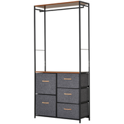 cortex-london-windsor-175x83cm-freestanding-steel-clothes-hanger-storage-unit