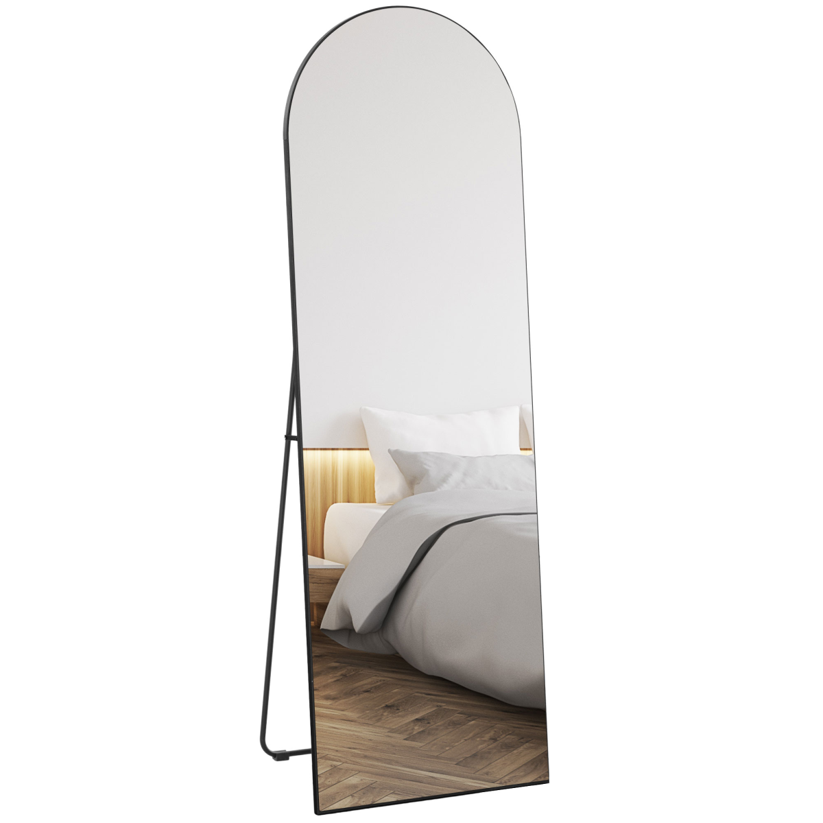 cortex-london-windsor-black-full-length-floor-mirror