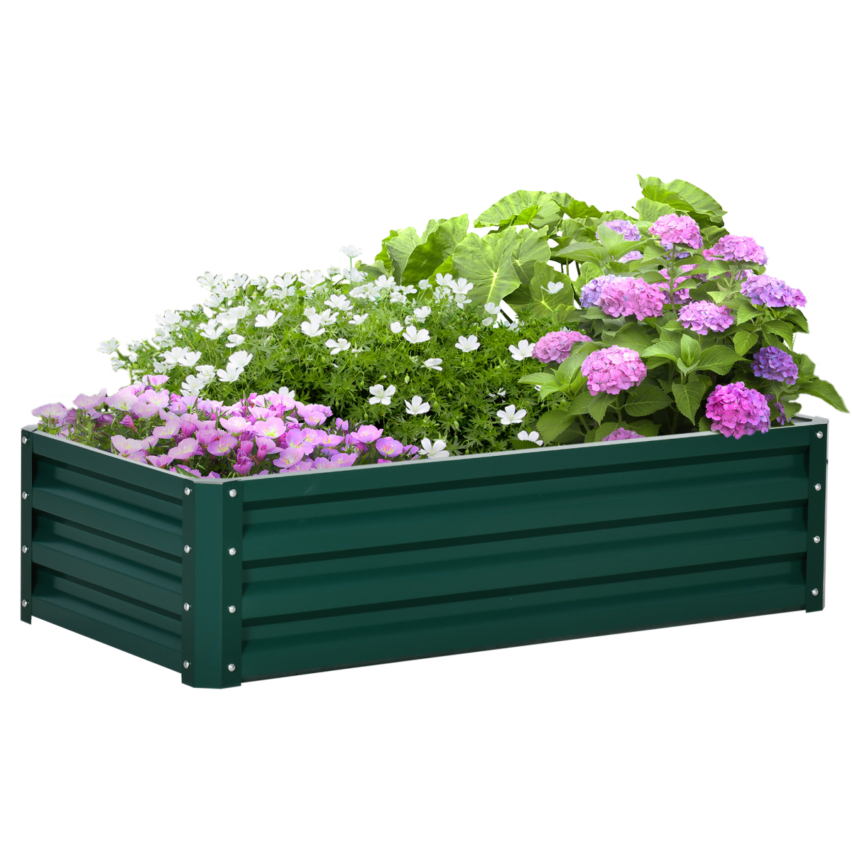 cortex-london-york-steel-raised-garden-bed-120cm-green