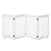 cortex-london-windsor-foldable-white-dog-safety-barrier-mdf-paw-pattern-support-feet