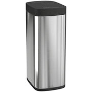 HOMCOM 50L Sensor Bin, Automatic Kitchen Bin, Manual Override, Battery Operated, Inner-Bucket-Free, for Kitchen, Bedroom