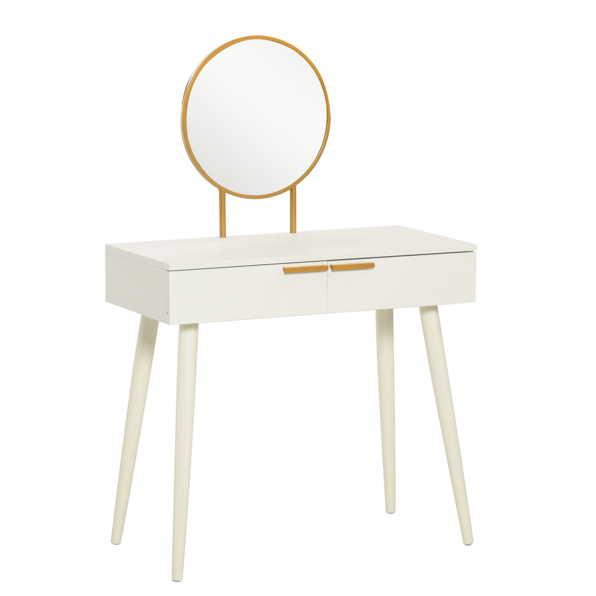 cortex-london-windsor-modern-white-dressing-table-two-drawers-round-mirror